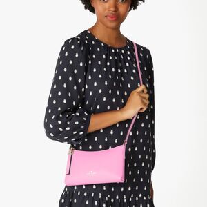New Kate Spade Sadie Crossbody Saffiano Leather Surf Pink